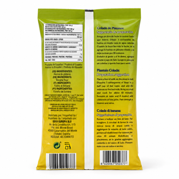 Harina de Platano 400gr